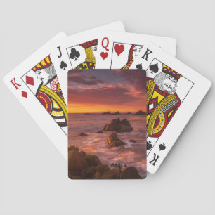 Jeu De Cartes Littoral Sunset Pacific Grove Carmel California