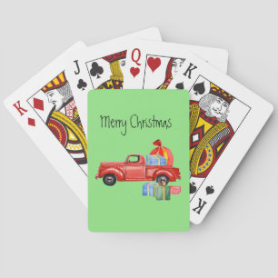 Jeu De Cartes Livraison de cadeaux de Noël Jouer des cartes