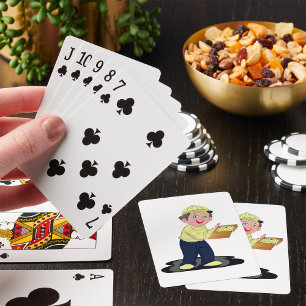 Jeu De Cartes Livraison de pizza Garçon nourriture cartes de jeu