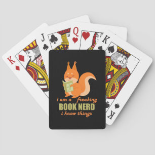 Jeu De Cartes Livre Nerd écureuil