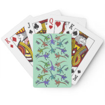 Lizards Leaping Cartes De Jeu