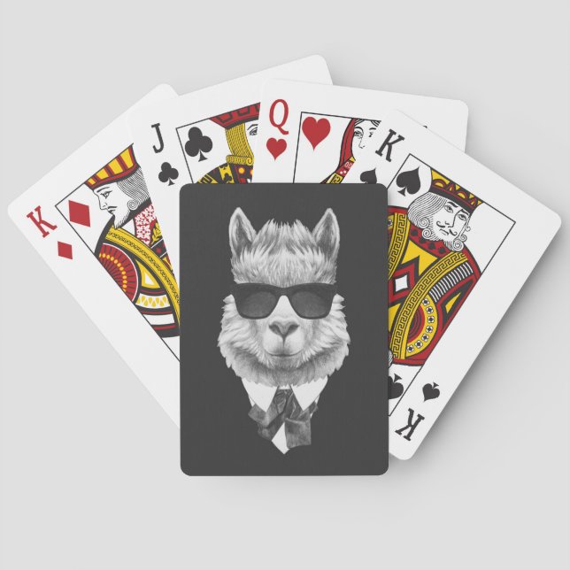 Jeu De Cartes Llama classique (dos)