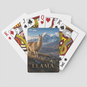 Jeu De Cartes Llama Hauts Plateaux Andéens ANIMALS Poker