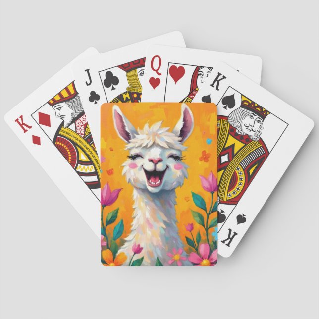 Jeu De Cartes Llama Love in Bloom (dos)
