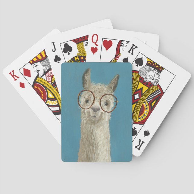 Jeu De Cartes Llama - Lunettes rondes (dos)
