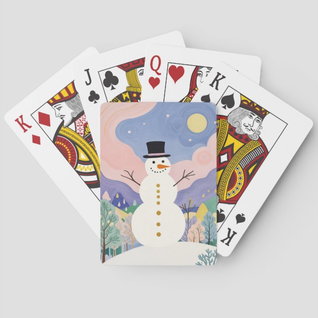 Jeu De Cartes L'observateur enthousiaste de l'hiver (dos)
