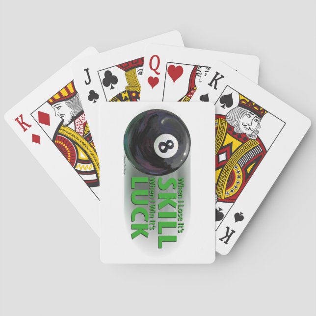 Jeu De Cartes Loge Win Luck 8 (dos)