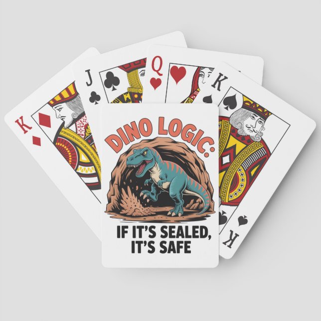 Jeu De Cartes Logique des dinosaures (dos)