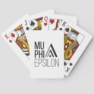 Jeu De Cartes Logo de Mu Phi Epsilon