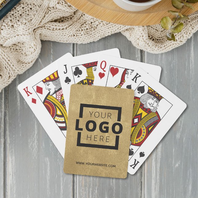 Jeu De Cartes Logo d'entreprise personnalisé promotion Marque Bl (Créateur téléchargé)
