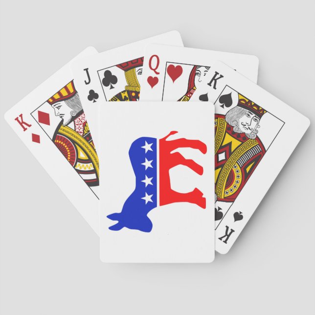 Jeu De Cartes Logo du Parti démocrate (dos)