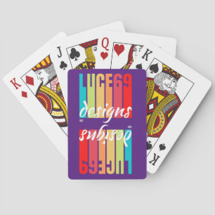 Jeu De Cartes Logo "LUCE69 DESIGNS"