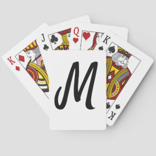 Jeu De Cartes logo monogramme minimaliste simple personnalisé bo