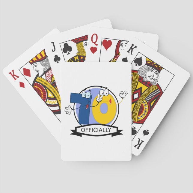 Jeu De Cartes Logo officiel de 70 ans (dos)