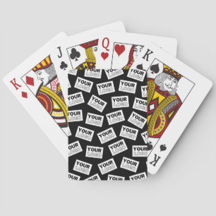 Jeu De Cartes Logo ou photo placés aléatoirement