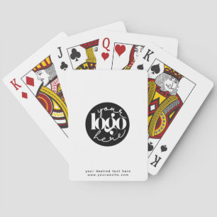 Jeu De Cartes Logo personnalisé d'entreprise minimaliste profess