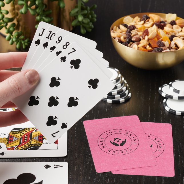 Jeu De Cartes Logo professionnel classique personnalisé et code  (In Situ)