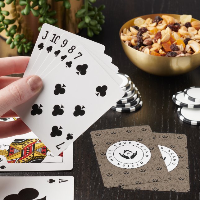 Jeu De Cartes Logo professionnel classique personnalisé et code  (In Situ)