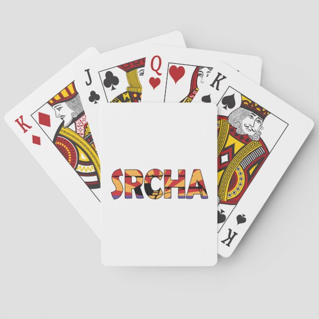 Jeu De Cartes Logo SRCHA Lecture seule des cartes (dos)