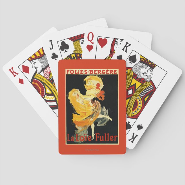 Jeu De Cartes Loie plus plein au théâtre de Folies-Bergere (dos)