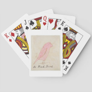 Jeu De Cartes L'oiseau rose, extrait de 'Sixteen Drawings of Com