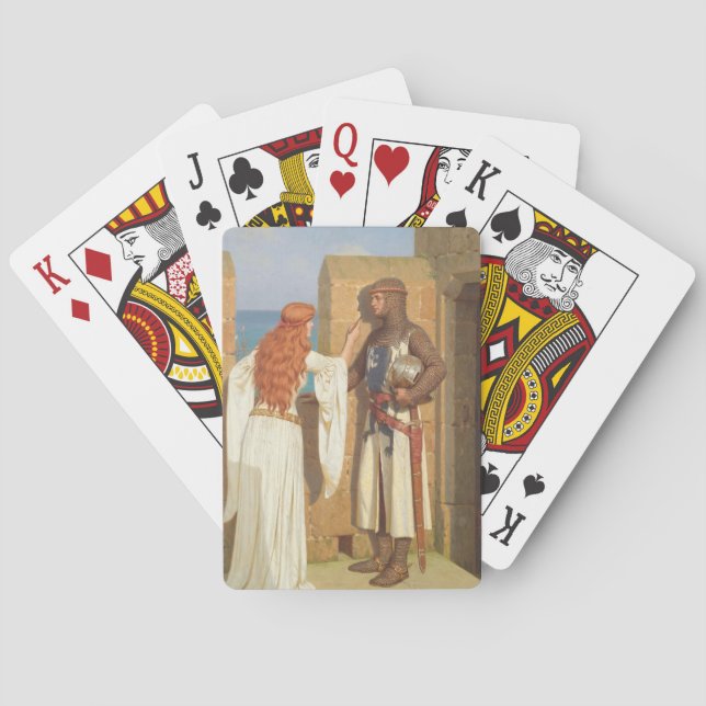 Jeu De Cartes L'ombre du chevalier (par Edmund Blair Leighton) (dos)