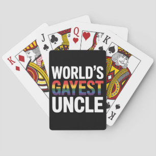 Jeu De Cartes L'oncle le plus gay du monde, le Gay pride LGBTQ,