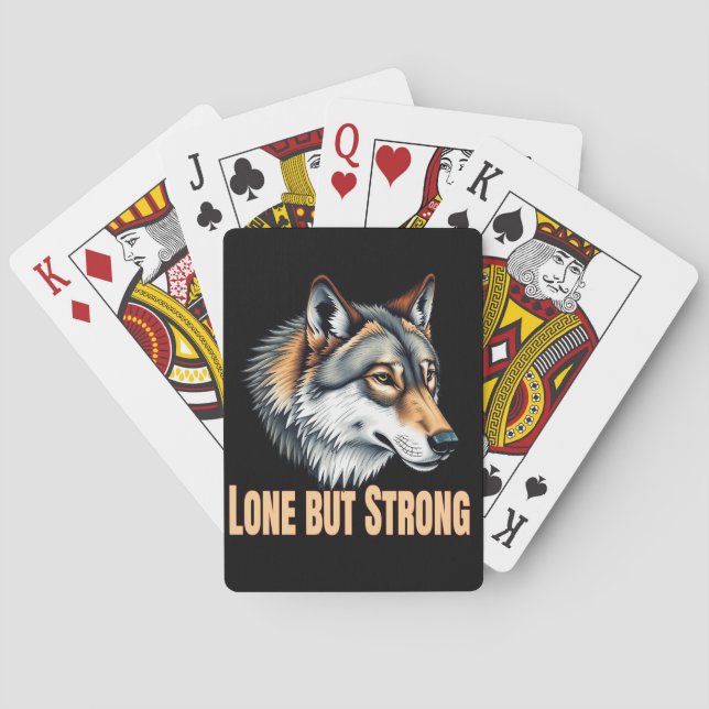 Jeu De Cartes Lone But Strong Wolf (dos)