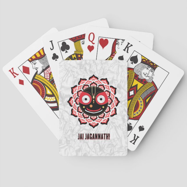 Jeu De Cartes Lord Jagannath Face Chakra Hindu Deity (dos)