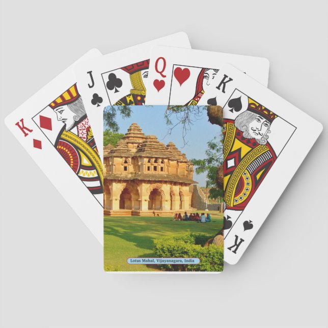 Jeu De Cartes Lotus Mahal, Vijayanagara, Inde (dos)