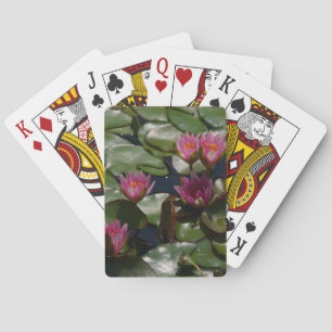 Jeu De Cartes Lotus Nénuphar Rose Jouer Cartes