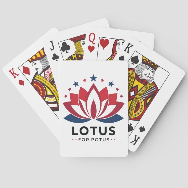 Jeu De Cartes Lotus pour POTUS Kamala Harris 2024 (dos)