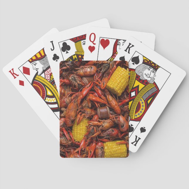 Jeu De Cartes Louisiane Crawfish, La Nouvelle-Orléans, Drôle (dos)
