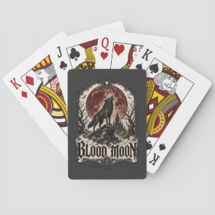 Jeu De Cartes LOUP DE LA LUNE DE SANG — Horreur Gothique