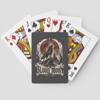 Jeu De Cartes LOUP DE LA LUNE DE SANG — Horreur Gothique