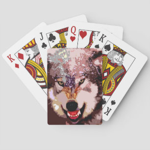 Jeu De Cartes Loup en neige