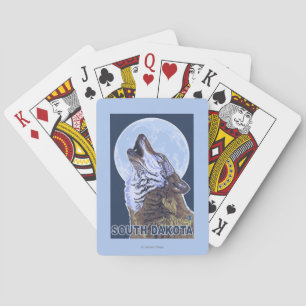 Jeu De Cartes Loup gris HowlingSouth Dakota