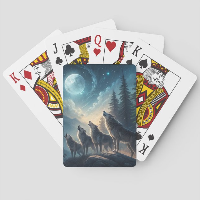 Jeu De Cartes Loups (dos)