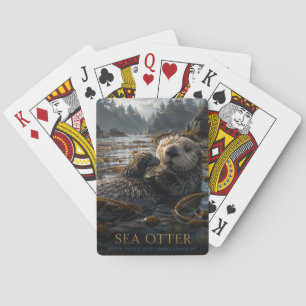 Jeu De Cartes Loutre de mer Forêt de Kelp ANIMALS Poker