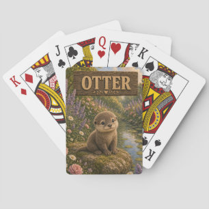 Jeu De Cartes Loutre Mignon Livre pour Bébé Nursery Animal