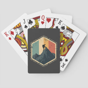 Jeu De Cartes Louveur de camping Retro Vintage Randonnée Trail