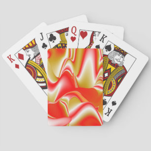 Jeu De Cartes Love and Gold Abstrait 3D Rainbowart