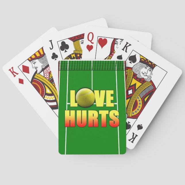 Jeu De Cartes Love Hurts, Funny Tennis (dos)
