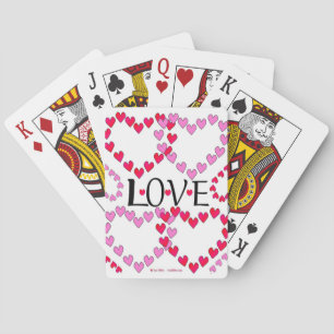 Jeu De Cartes LOVE ROUGE ROSE DE Tiny Hearts