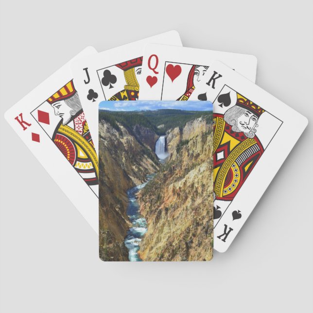 Jeu De Cartes Lower Yellowstone Falls, parc national Yellowstone (dos)