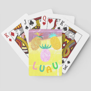 Jeu De Cartes Luau d'été à l'ananas