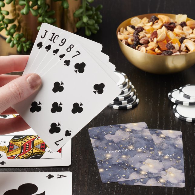 Jeu De Cartes Lucioles dans le ciel   (In Situ)