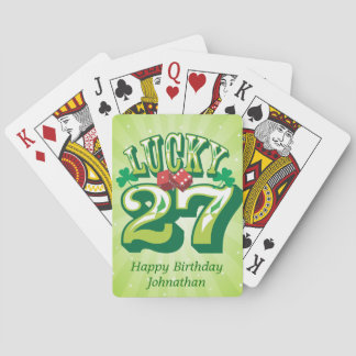 Jeu De Cartes Lucky 27 Personnalisé