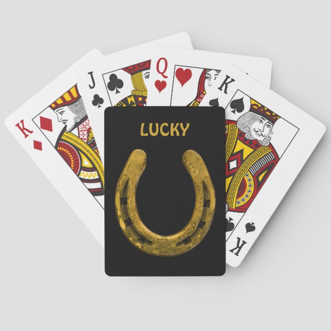 Jeu De Cartes Lucky Horseshoe Jouer aux cartes (dos)