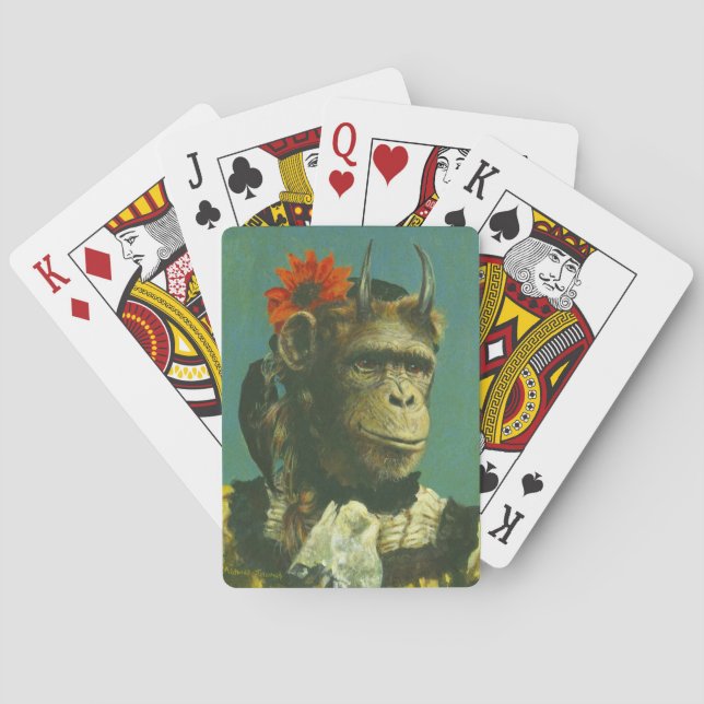 Jeu De Cartes Lucky Monkey Demon Jouer Des Cartes (dos)